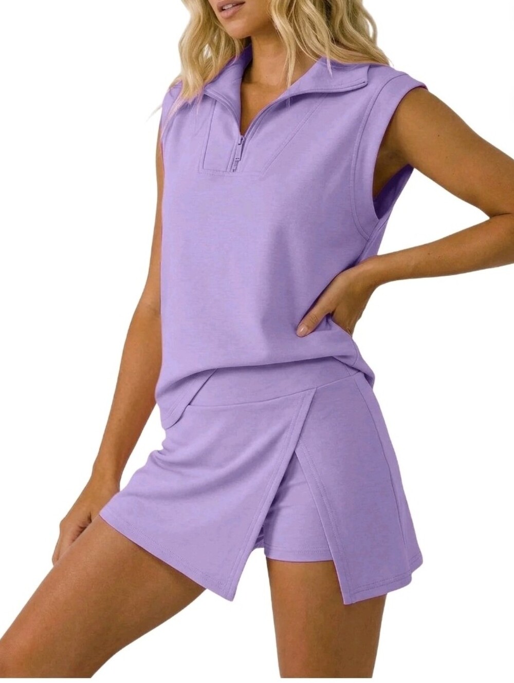 2 Piece Scuba Skort Set - Picture 3 of 14